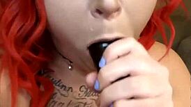 Lexi Red dominates deepthroat with sloppy blowjob 😈