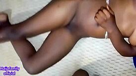 I feel so passionate fucking this sexy black teen hard in homemade hardcore sex