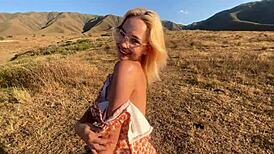 fucking a wet pussy in the fresh air