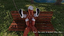 Big tits blonde goes wild in public in this HD porn video