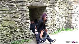 Rothaariges latina teen 18+ draussen beim treffen über scout69 direkt gefickt mit big cock