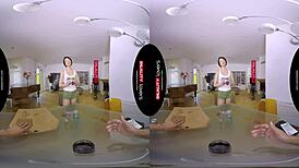 Realitylovers Pizza Babe Monika VR Gets Muff Dived In Missionary And Cowgirl Positions.