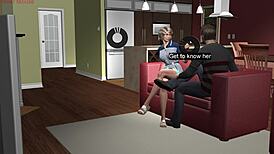 Matt plays rough with bus stop girl in shaved pussy creampie roleplay.