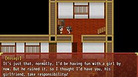 battle shrine maiden honoka gets bound in part 1