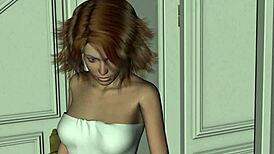 3d anal animation brings bedroom erotica with cum finish