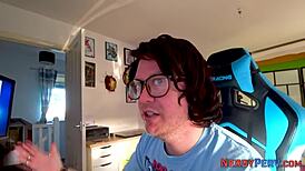 first time newbie sucks leeds dork in british amateur blowjob scene