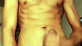 this hot soloboy shows off his big cock and cumshot