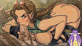 Star Chanel 34 Early Part 92 Lara Croft Blowjob!