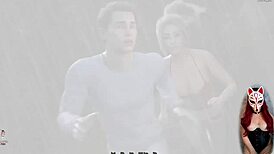 dreamland ep 19: fingering her slutty pussy in public