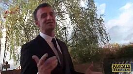 Hey, watch Pascalssubsluts - Vivienne Lamour gets throated deep and rides rough cowgirl style in intense action.