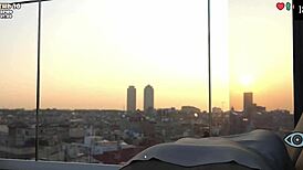 Cute nurse joins a wild ffm threesome with patient in steamy session.