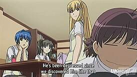 hentai booty student gets wild and horny at college uncensored