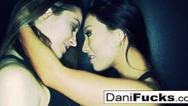 dani tries her first anal adventure with a brunette