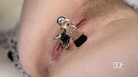 russian sex addict lola taylor dives into double penetration with doll fetish in wild group action