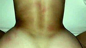 white slut getting rough doggystyle from big black cock 😈