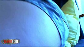 Lola bella and angie enjoy spanish cock