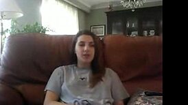 Hot Girl Webcam Flashes Pussy in Public Show!