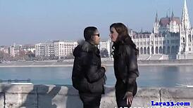 bound mature euro gets cum on ass after classy sex. stockings and doggystyle in intriguing storyline.