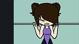 Animated Girl Wedgies Compilation 1 with Wild Action Scenes