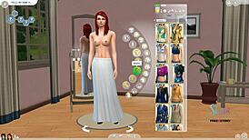 3डी में इंडियन लुक वाली टींगर्ल सिम बनाना