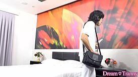 trans seductress gabrielly ferraz craves her booty stuffed with cream