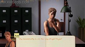 bound to college 01 - meeting my new gay roommate. cute anime game with curvy characters.