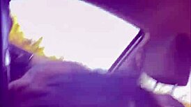 Streetwalker didn't notice I came inside her during raw public action