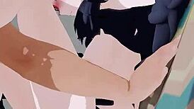 watch kazusa beast in this 3d anime hentai adventure?