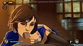 bioshock parody hentai with blowjob handjob and anal sex