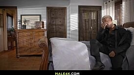 Adrian Hart says, 'Tony Genius, let's have intense gay sex with blowjob and doggystyle.'