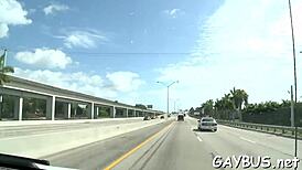 Two gay guys indulge in bareback fun