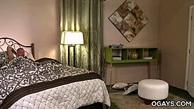 suggestive gay encounter with big cock and anal fucking