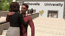 Taboo University Redhead Gets Wild in 3D Cartoon POV Hentai Action!