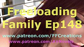 freeloading stepfamily 148 in 3d porn game