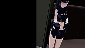 watch kazusa beast in this 3d anime hentai adventure?