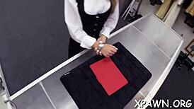 Hawt Doxy Feels Intense Pleasure Having Sex In Shop With Wet Pussy