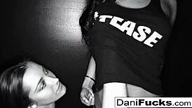 dani tries her first anal adventure with a brunette