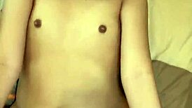 Rough Fuck with 18yo Asian Schoolmate Before Parents Return