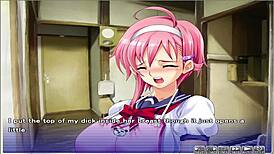 In apartment of love ep 11, she gets double penetrated in hentai style