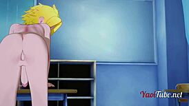 Boku No Hero Yaoi: Bakugou and Kaminari in Hard Anime Gay Creampie Scene