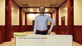 bound to college 01 - meeting my new gay roommate. cute anime game with curvy characters.