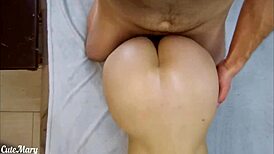 Perfect teen’s tight pussy drilled hard by roommate in rough POV action