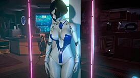 Demi sex robot tests wild upgrades in Subverse parody sequence