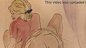 Vintage Erotic Drawings Tell a Seductive Retro Story