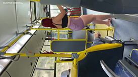 I took my maid home and she did this on the bus