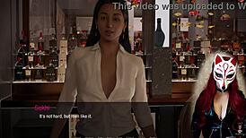 Redhead milf Kate in maid cosplay stockings!