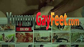 Twinks Hot Soles Spunked in Wild Action!