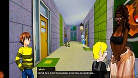 Adorable Milf with Big Tits in Hentai Action