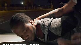 Hey, why's this purse thief now ass meat for corrupt gay cops?