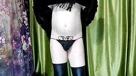 Cute demon boy Eronekokun tricks with solo play! 😈